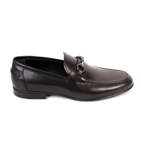 ROBERTO SERPENTINI 55020 Black Leather Loafers Classic Shoes main image 5